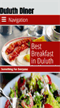 Mobile Screenshot of duluthdiner.com